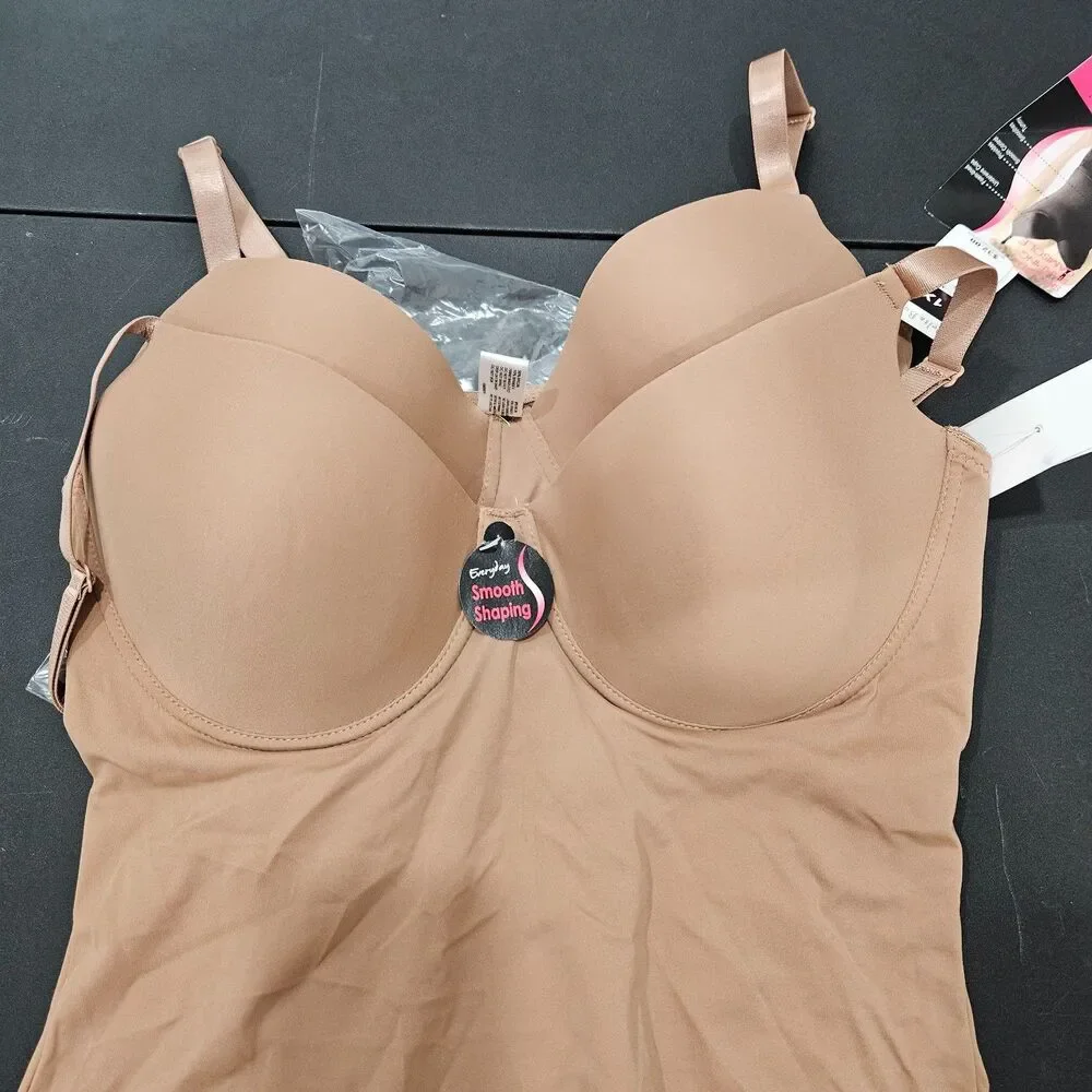 Delta Burke Smooth Shaping Camisole Pack of 2 1X Tan Shapewear Stretch Neutral - Picture 9 of 10